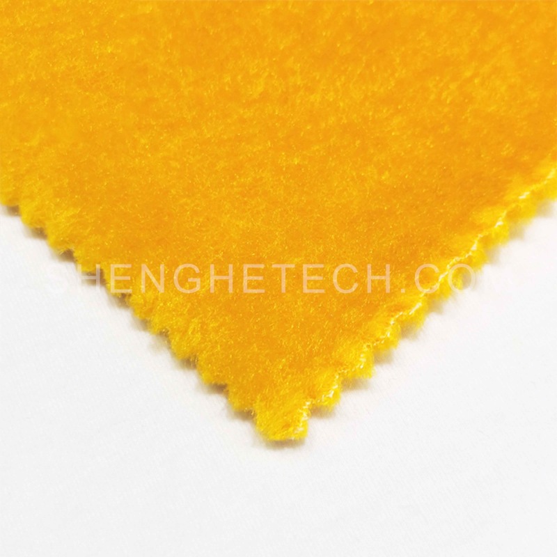 Polyimide brushed fabric
