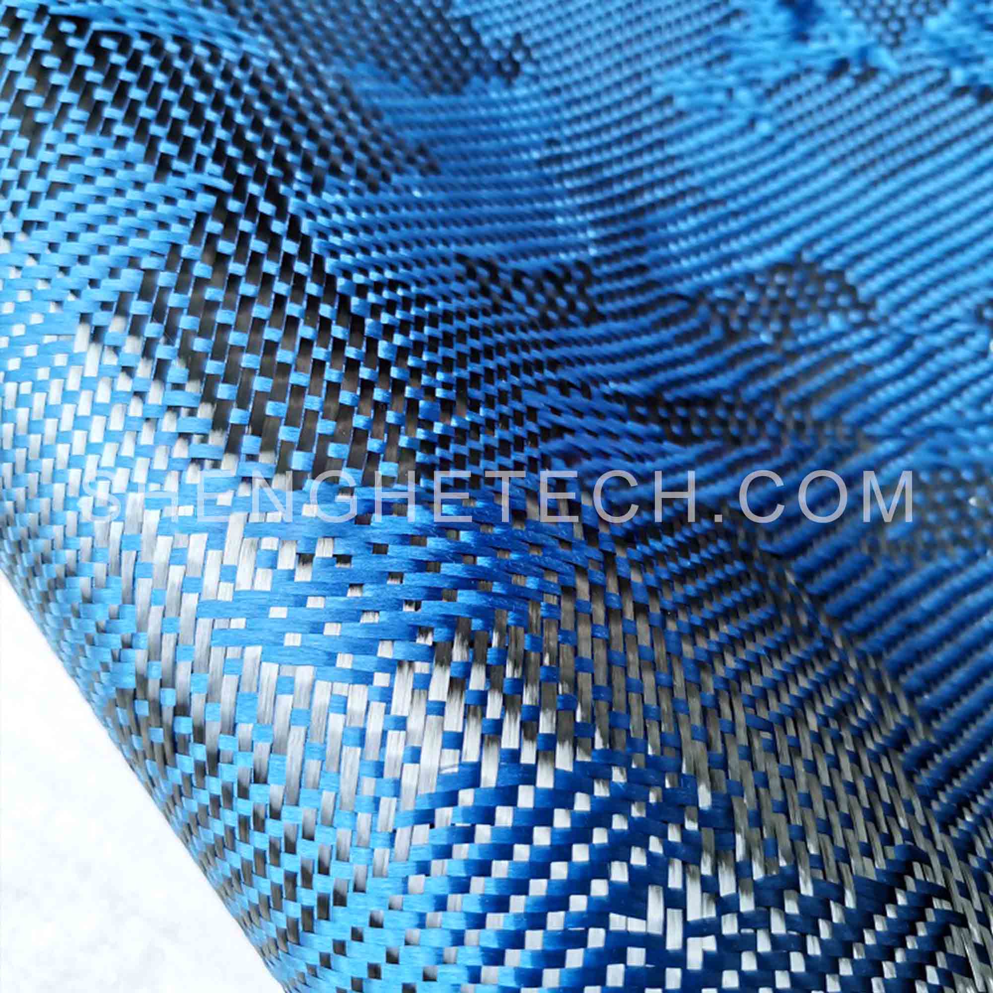 Carbon kevlar fabric