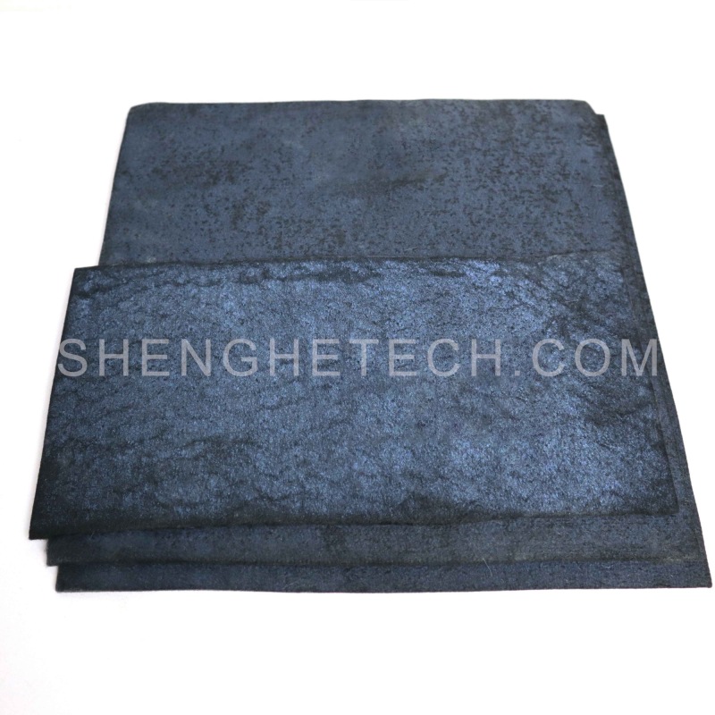 Pre-oxidize PAN aerogel felt