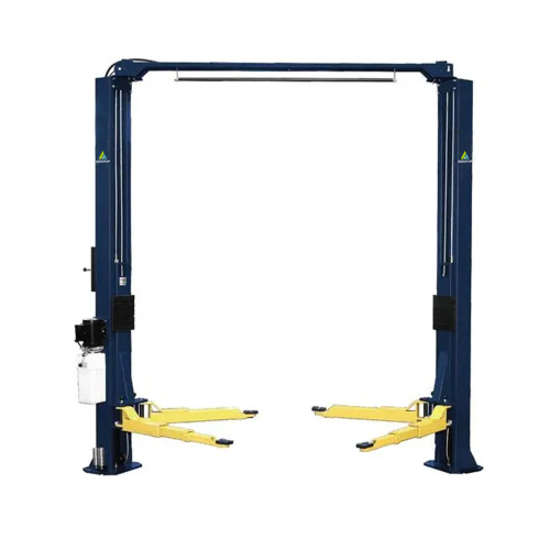 Two Post Clear Floor Height Adjustable Direct Drive 9000 Lbs Capacity Manual Release Car Lift