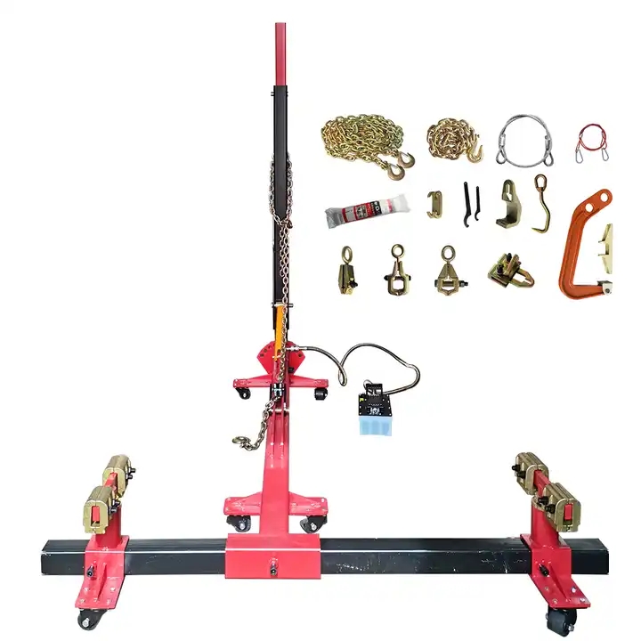 Auto Body Frame Machine Pulling Jack Portable Car Collision Bench