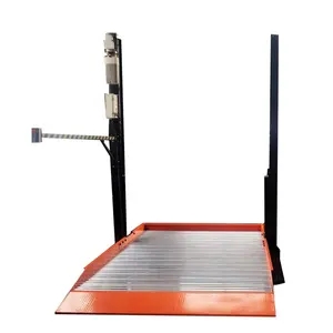 Vertical Parking Equipment Duplex Lift Car Stacker 2 Post Parking Lift In Garage