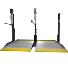 Vertical Parking Equipment Duplex Lift Car Stacker 2 Post Parking Lift In Garage