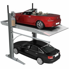 Vertical Parking Equipment Duplex Lift Car Stacker 2 Post Parking Lift In Garage