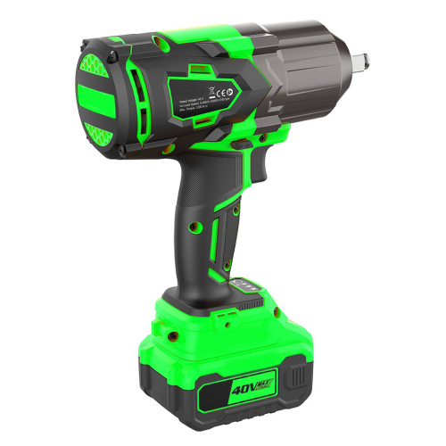 36v Battery Max Fastening Torque 1/2"Square Electric High Torque Impact Wrench Heavy Duty