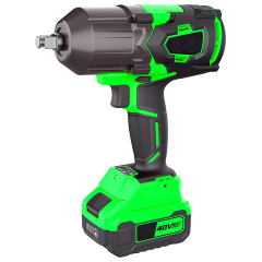 36v Battery Max Fastening Torque 1/2"Square Electric High Torque Impact Wrench Heavy Duty
