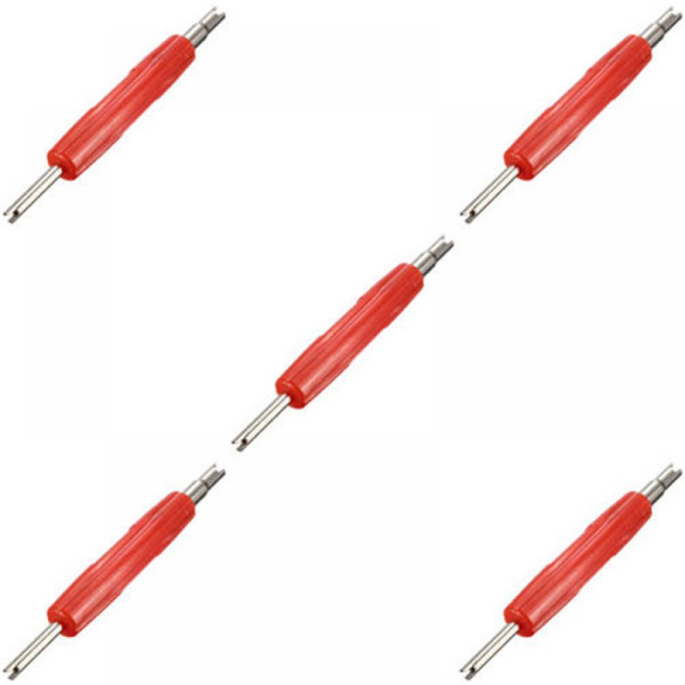 1pc Tire Valve Core Wrench Double Heads Remover Install A/C and Auto Truck Motorcycle Repair Tool Car Mechanics Screwdriver