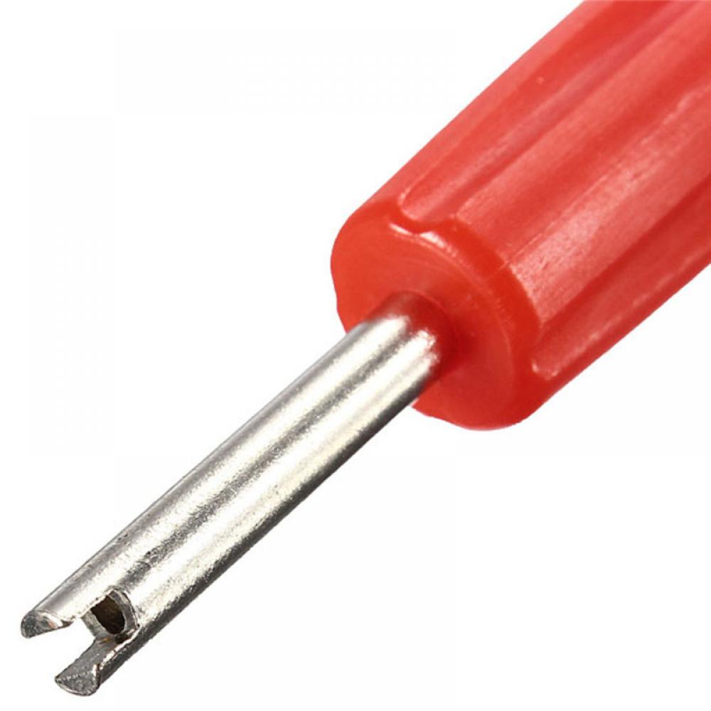 1pc Tire Valve Core Wrench Double Heads Remover Install A/C and Auto Truck Motorcycle Repair Tool Car Mechanics Screwdriver