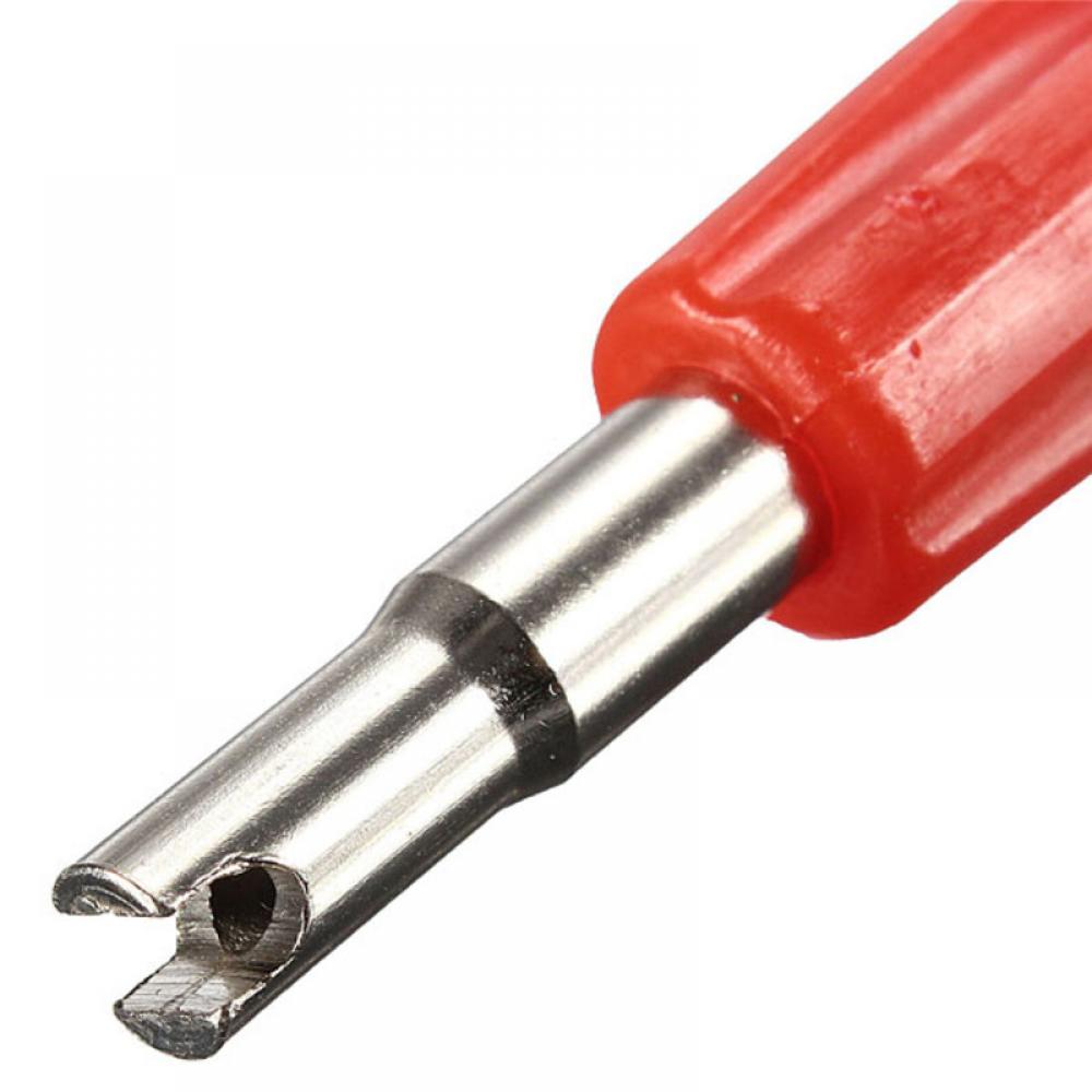 1pc Tire Valve Core Wrench Double Heads Remover Install A/C and Auto Truck Motorcycle Repair Tool Car Mechanics Screwdriver