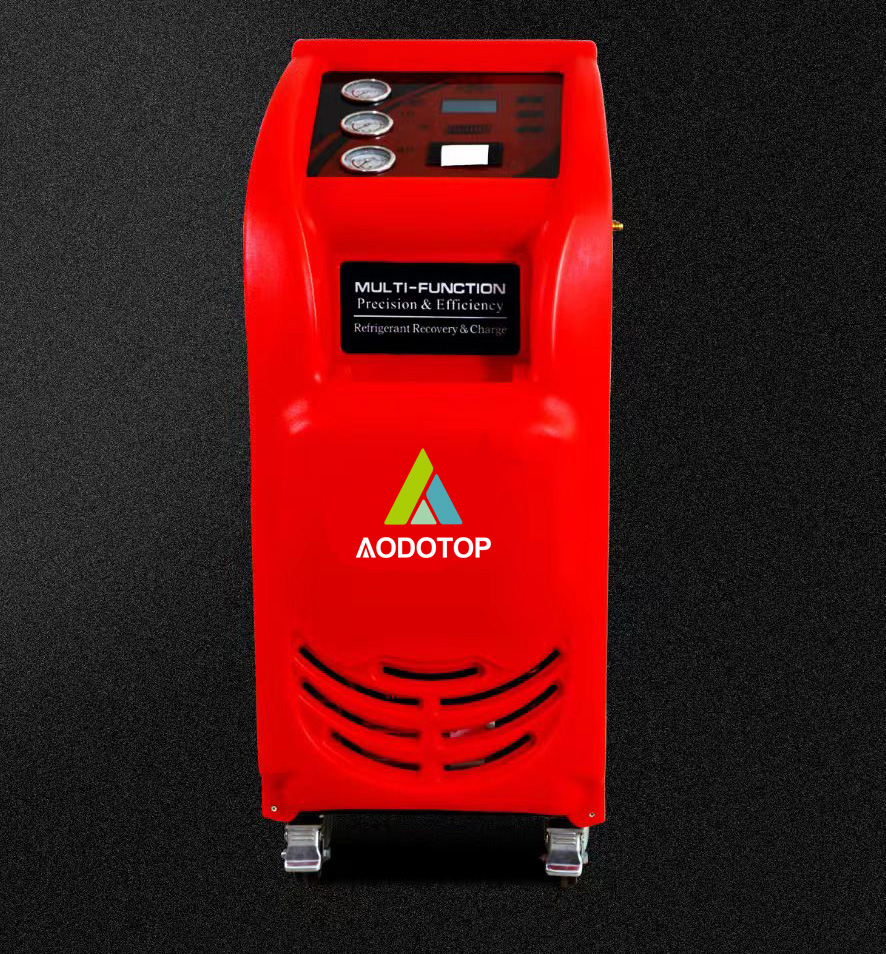 Car AC Recharge Recovery Machine A/C Air Conditioning Flush Refrigerant