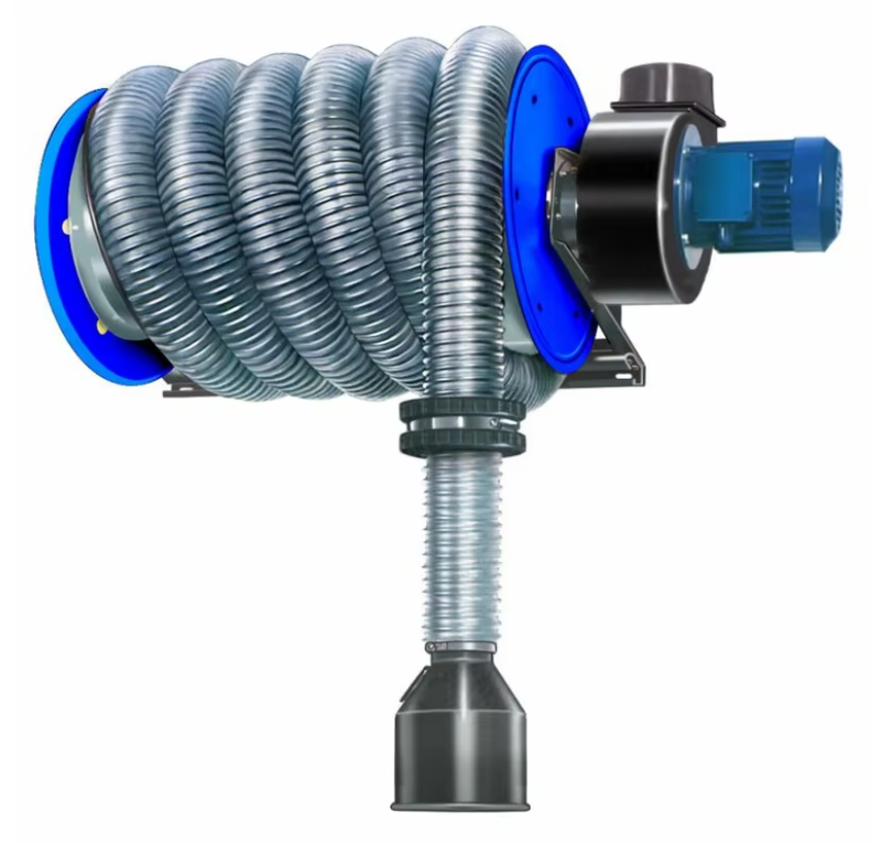 Spring Operated Exhaust Reel