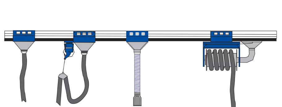 Spring Operated Exhaust Reel