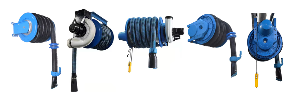 Spring Operated Exhaust Reel