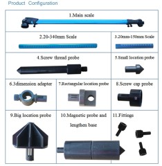 2D Vehicle Measuring System Auto Collision Center Measurement