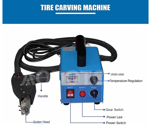 Tyre Retrading Machine Tire Regroover Wheel Repair