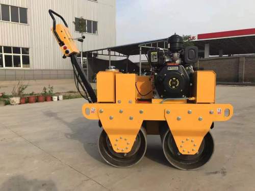 Road Roller Double Drum Compactor Industrial