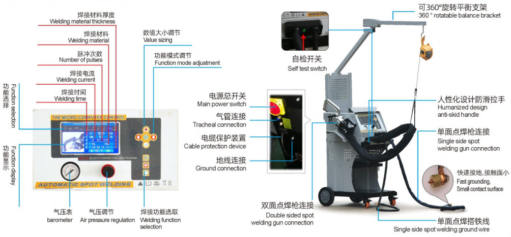 Double-sided Spot Welder Machine