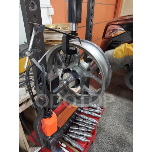 Motorcycle Wheel Rim Straightening Machine Scooter Tire Repair Skimming Equipment
