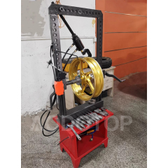Motorcycle Wheel Rim Straightening Machine Scooter Tire Repair Skimming Equipment