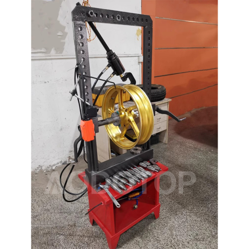 Motorcycle Wheel Rim Straightening Machine Scooter Tire Repair Skimming Equipment