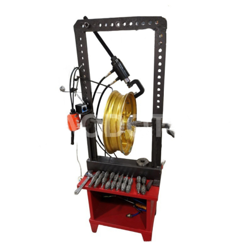 Motorcycle Wheel Rim Straightening Machine Scooter Tire Repair Skimming Equipment