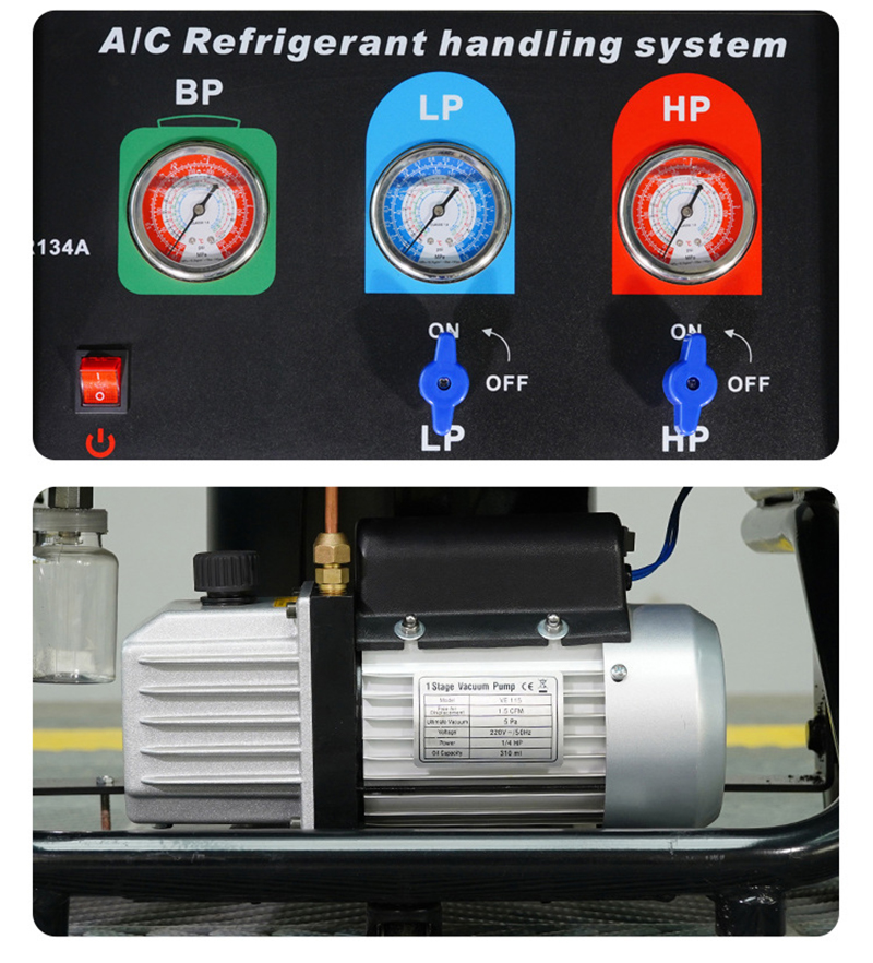 Aircond Flushing Machine Vehicle Air Conditioner Refrigerant RecyclingEquipment