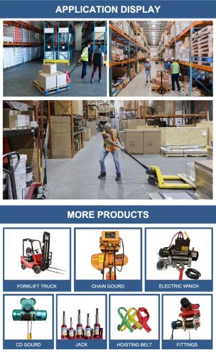 Lithium Battery Off-road Hand Pallet Trucks Hydraulic Electric Lifter