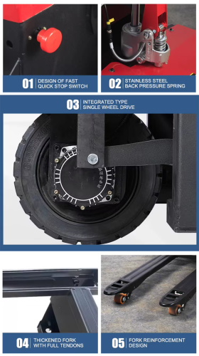 Lithium Battery Off-road Hand Pallet Trucks Hydraulic Electric Lifter