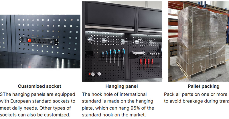 Hand Tools Cabinet Combination Garage Removable Large Workshop Toolbox Combination