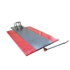 Motorcycle Scissor Lift with Extended Platform