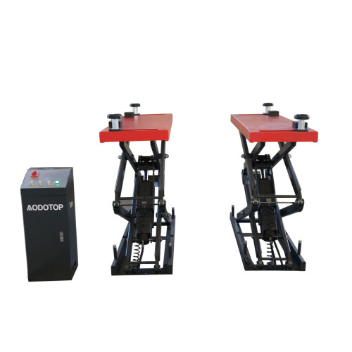 In-ground Scissor Lift Full Rise Hydraulic Scissor Hoist