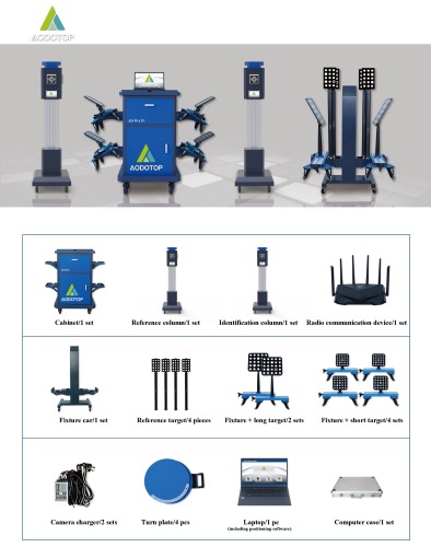 3D Truck Wheel Alignment Machine Advanced Semi-truck Tire Aligner