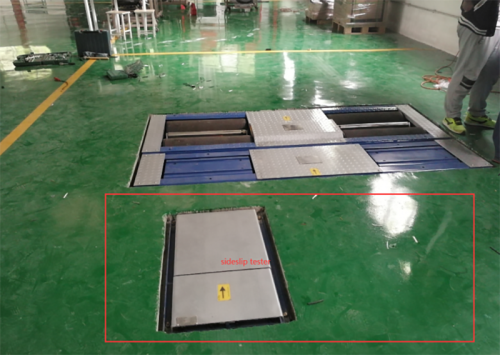 Vehicle Brake Test Line Motorcycle Truck Van Testing Customization