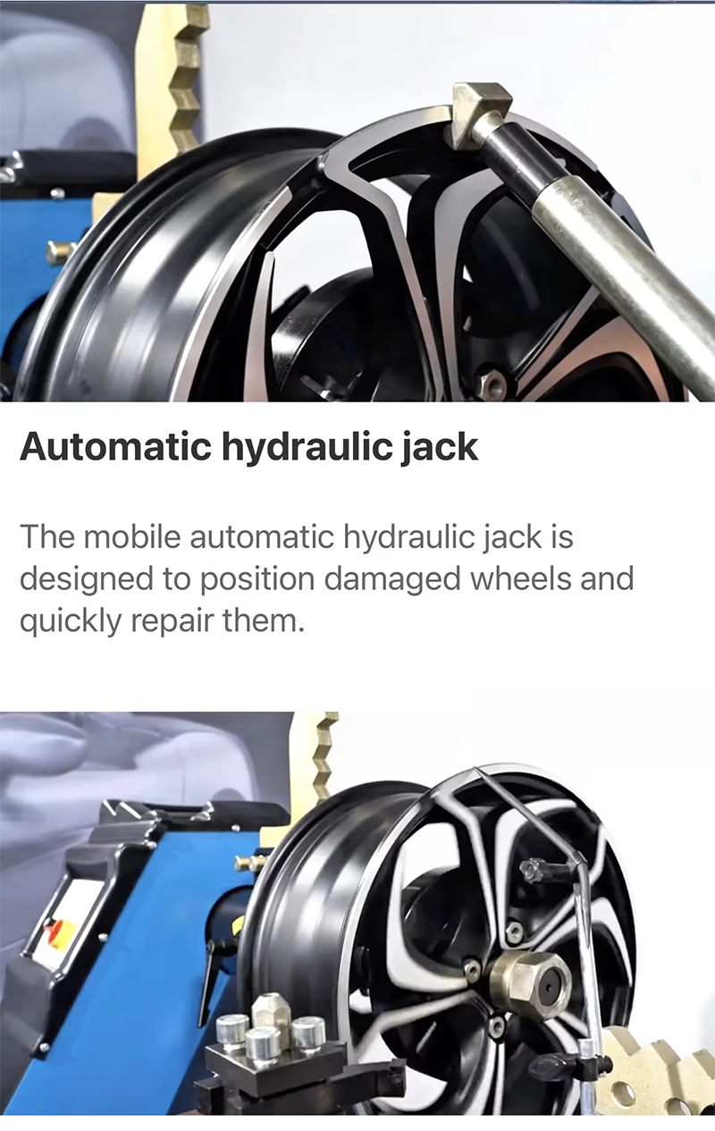 3 Cylinders Automaitc Alloy Tire Rim Repair Straightener