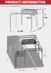 Car Washing Machine Touchless Vechile Washer System