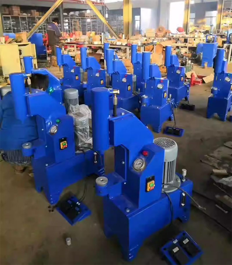Pneumatic Heavy Duty Brake Pad Riveting Machine