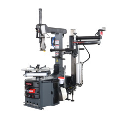Reversible Demounting and Mounting Head Tire Changer