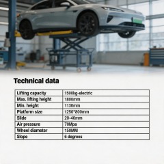 Portable Hydraulic Lift for EV Battery Removal and Maintenance