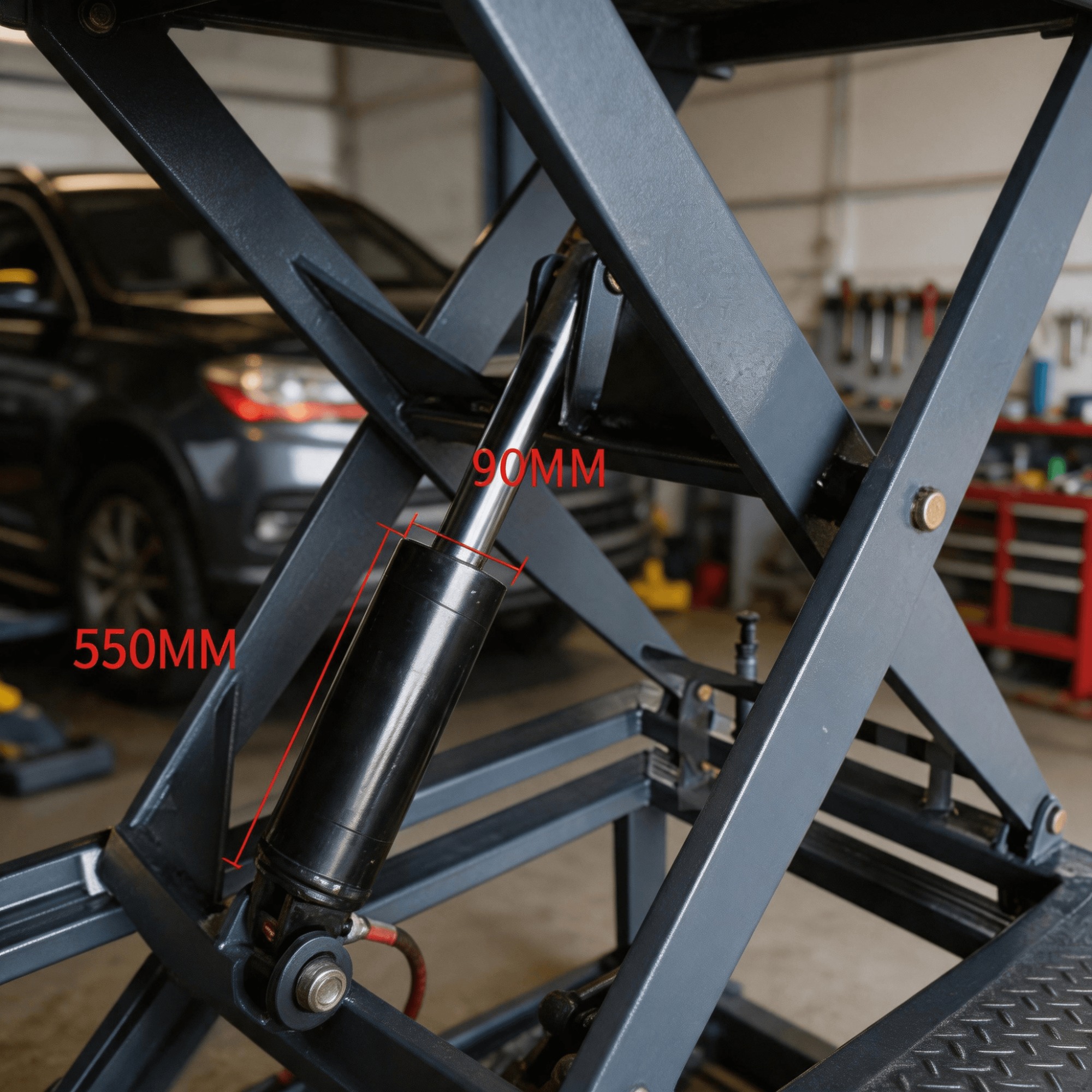 Portable Hydraulic Lift for EV Battery Removal and Maintenance