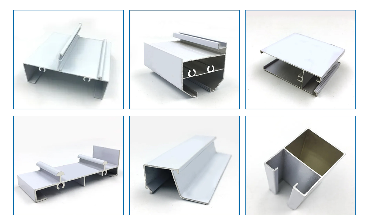 Custom Powder Coated Profile Aluminium Extrusion for Window Door