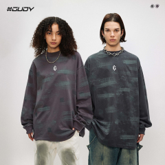 #OVDY 24SS Brush-mark graffiti long sleeve