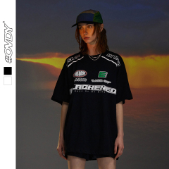 #OVDY 23SS Fast-moving trend theme printing short sleeves