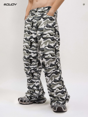#OVDY 24SS Camouflage overalls paratroopers pants