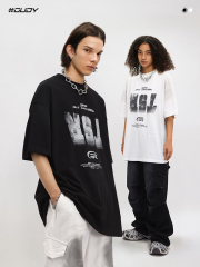 #OVDY 24SS Printed inverted ink-jet short sleeve