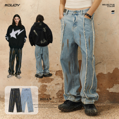 #OVDY 23FW Make dirty jeans with raw edges