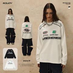 #OVDY 23FW Racing wind printed long sleeves