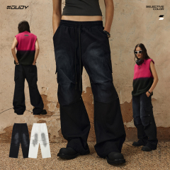 #OVDY 23FW Folding design washed overalls