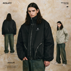 #OVDY 23FW Deconstruction Design of Multi-zipper Flying Jacket Coat