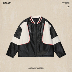 #OVDY 23FW Embroidered stitching racing suit jacket