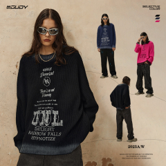 #OVDY 23FW Ink-jet round neck sweater